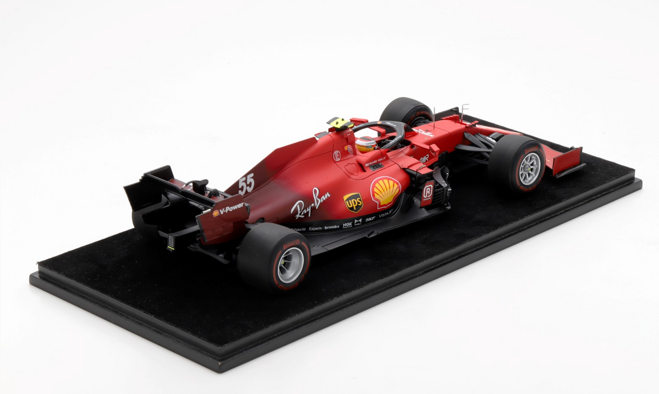 1/18 Scuderia Ferrari SF21 No.55 2nd Monaco GP 2021 Scuderia Ferrari Carlos Sainz Jr.