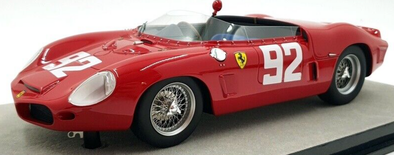 1/18 Ferrari Dino 246 SP #92 Nurburgring 1962 WinnerP. Hill - O. Gandebien Limited Edition 80 Pieces  Red