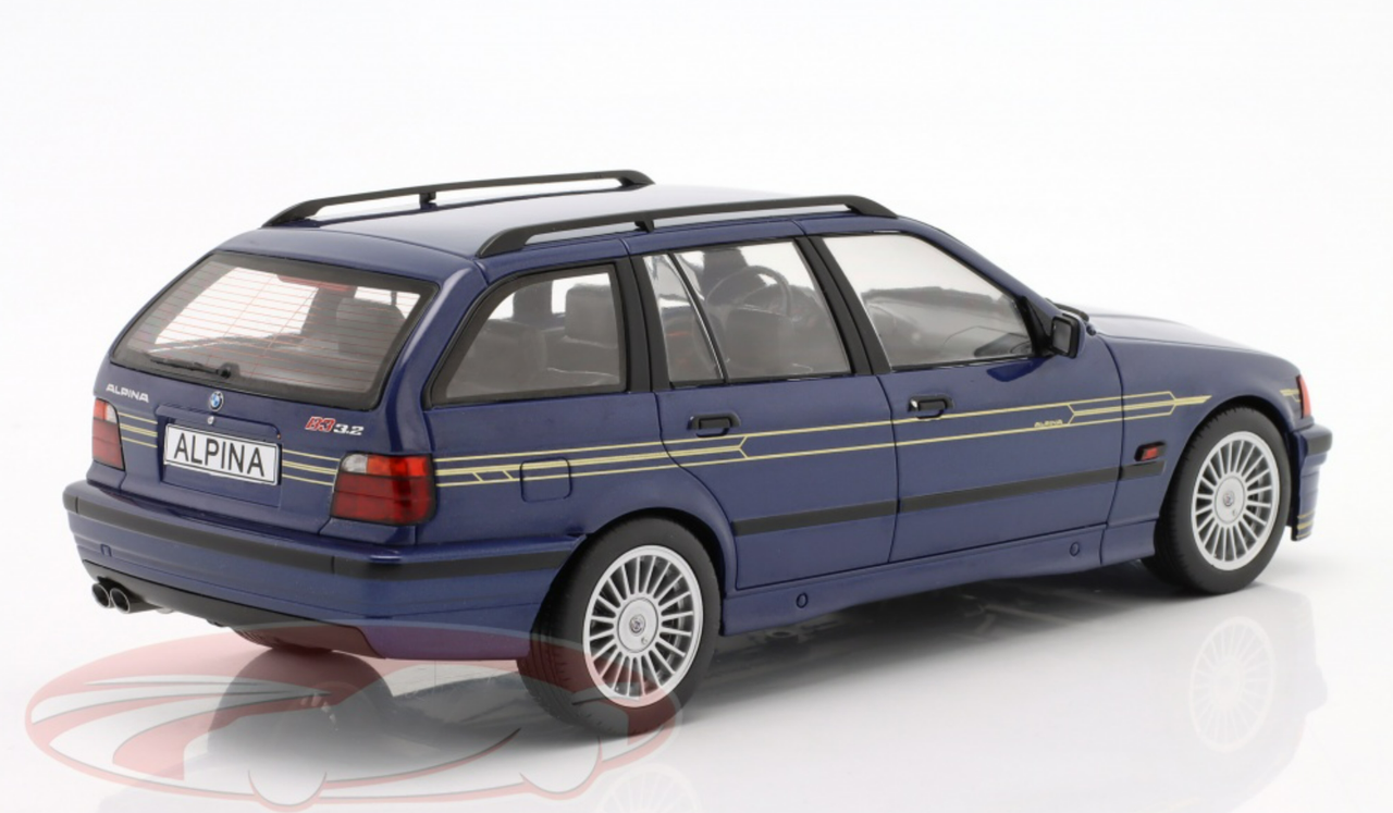 1/18 Modelcar Group 1995 BMW Alpina B3 (E36) 3.2 Touring (Blue Metallic) Car Model