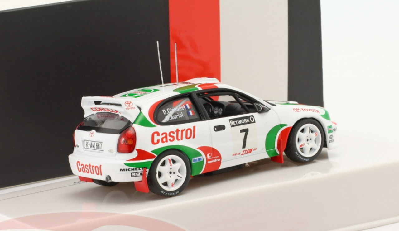 1/43 Ixo 1997 Toyota Corolla WRC #7 RAC Rallye Toyota Castrol Team 