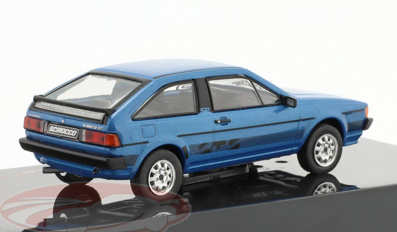 1/43 Ixo 1982 Volkswagen VW Scirocco MK2 GTS (Blue Metallic) Car Model