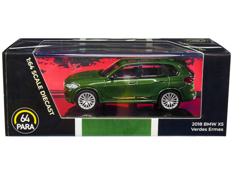 2018 BMW X5 Verde Ermes Green Metallic with Sunroof 1/64 Diecast