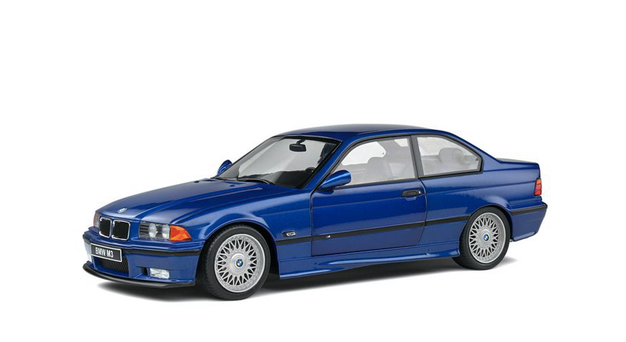 1/18 Solido 1994 BMW M3 (E36) Coupe (Avus Blue) Diecast Car Model