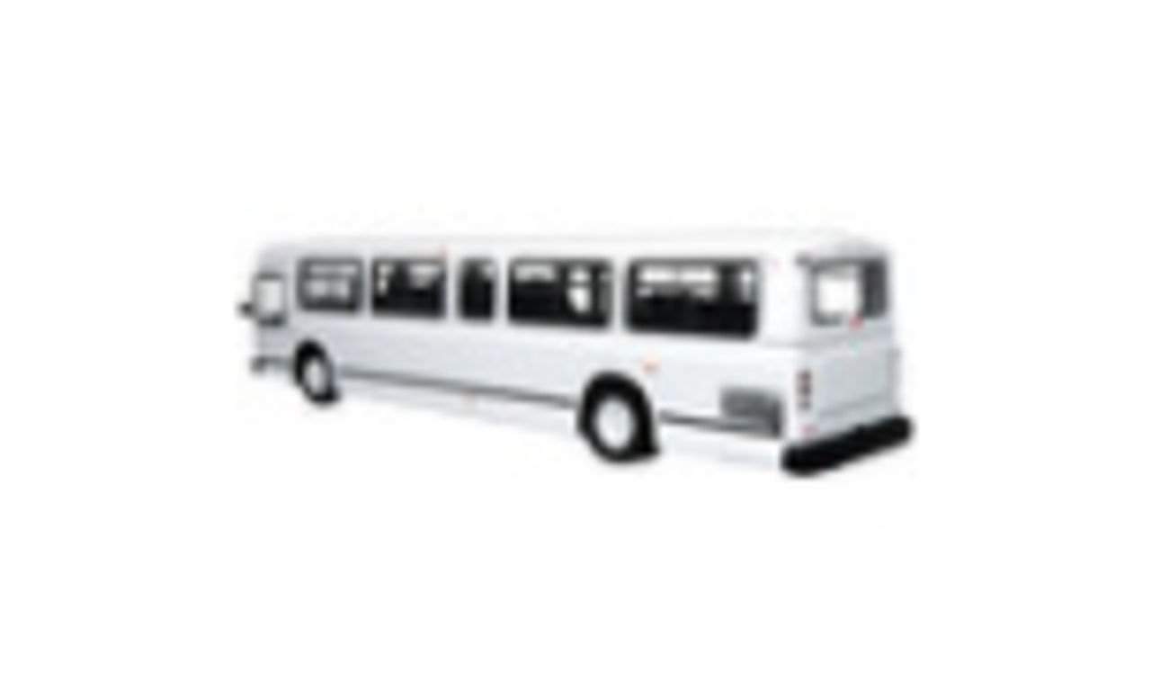 MCI Classic City Bus Plain White "Vintage Bus & Motorcoach Collection" 1/87 Diecast Model by Iconic Replicas