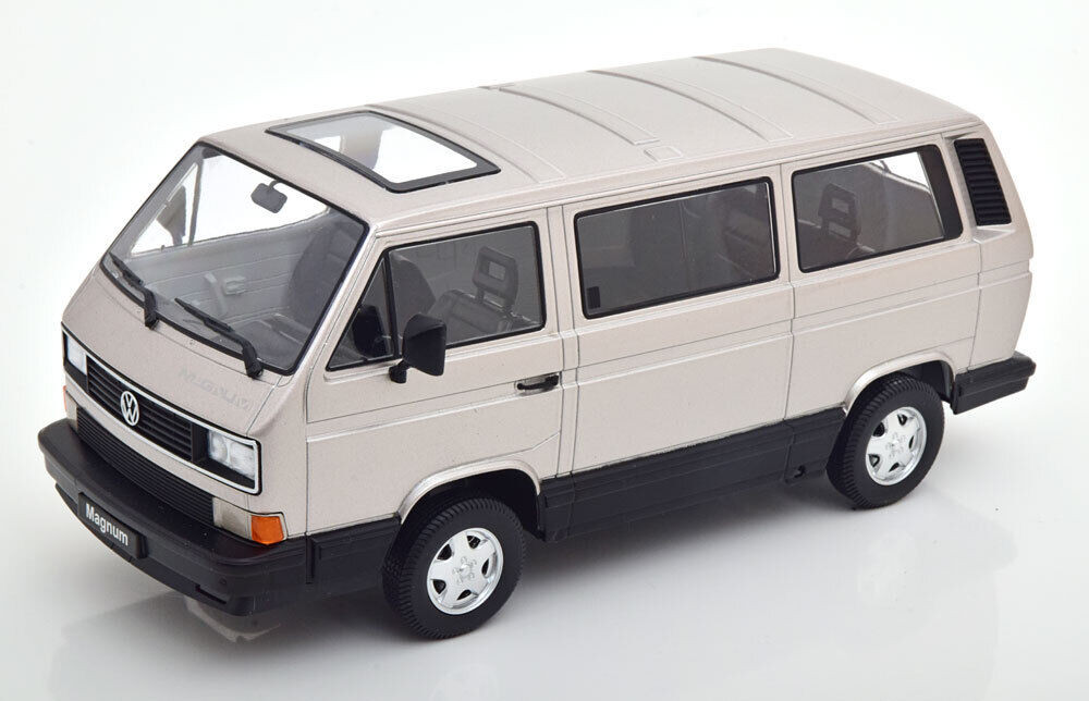 1/18 KK-Scale 1987 Volkswagen VW T3 Magnum (Light Grey Metallic