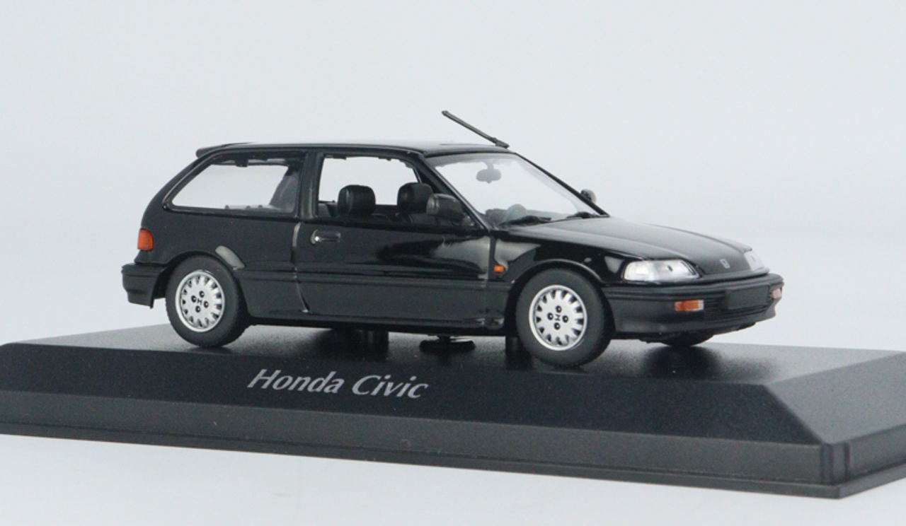 1/43 Minichamps 1990 Honda Civic (Black) Car Model