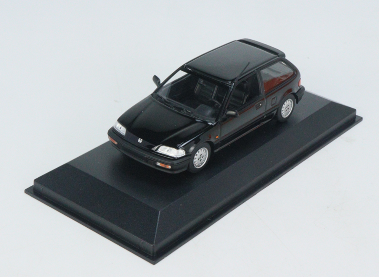 ホンダ シビック 1/43 MINICHAMPS ミニチャンプス Civic 1/43 Minichamps 1990 Honda Civic (Black) Car Model