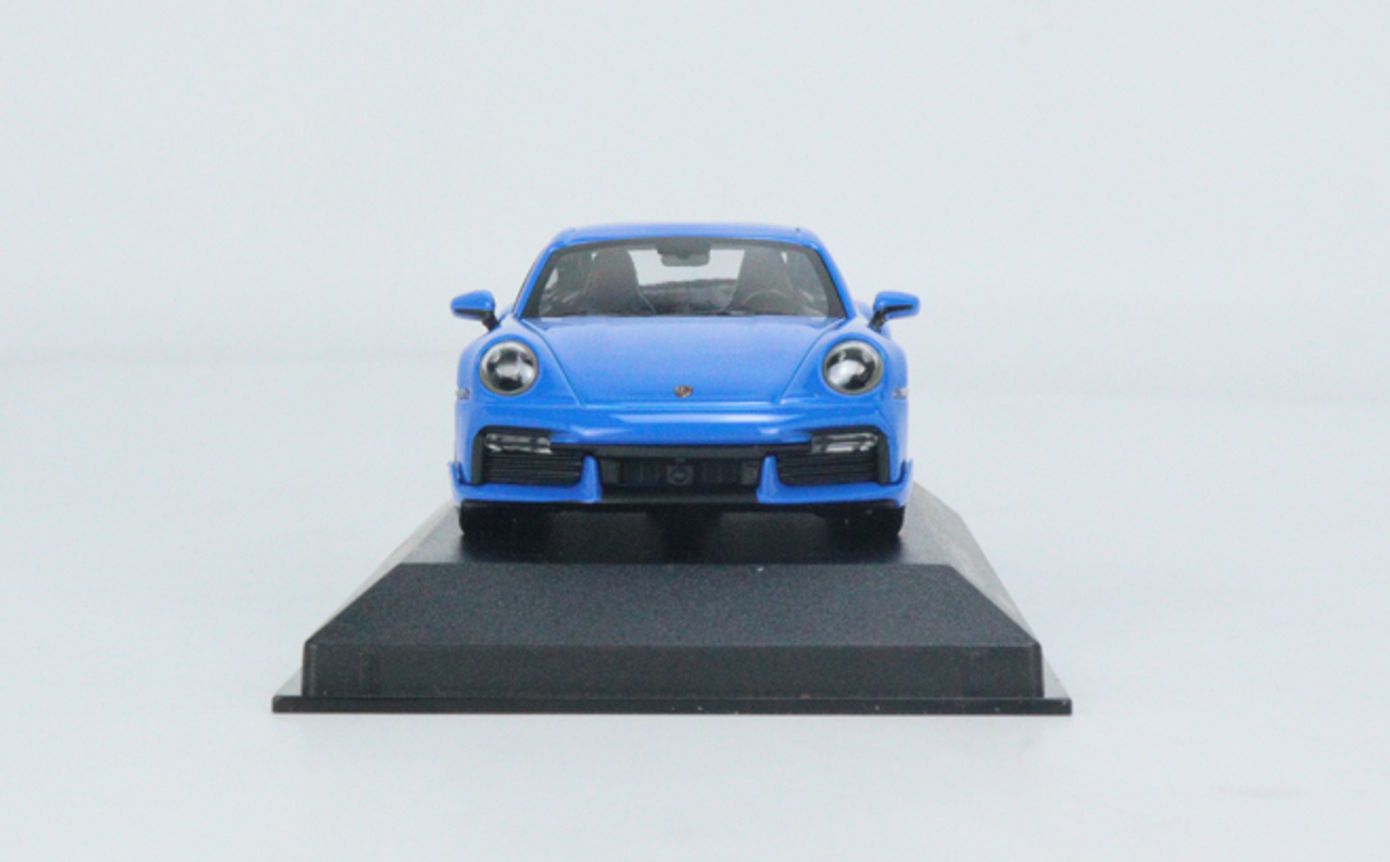 1/43 Minichamps 2021 Porsche 911 992 Turbo S Coupe Sport Design (Blue) Car Model