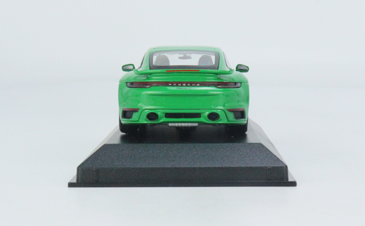 1/43 Minichamps 2021 Porsche 911 (992) Turbo S Sport Design (Python Green) Car Model