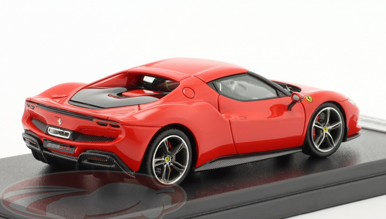 1/43 Looksmart 2022 Ferrari 296 GTB (Scuderia Red) Car Model