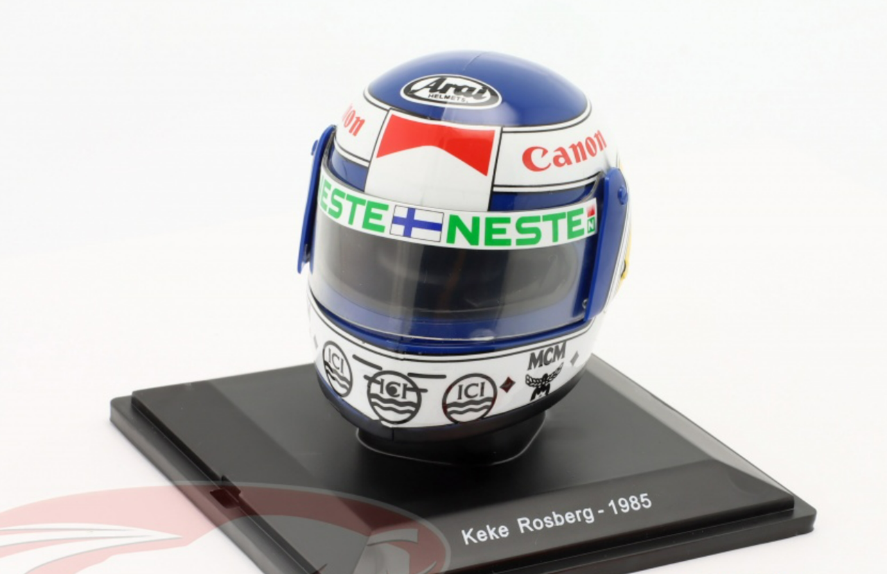 1/5 Spark 1985 Keke Rosberg #6 Williams Formula 1 Helmet Model