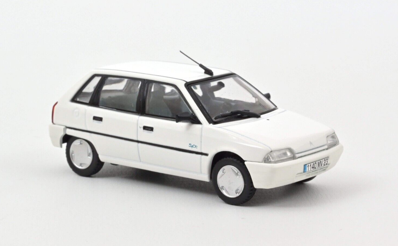 1/43 Norev 1995 Citroen AX Spot (White) Car Model