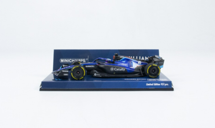 Minichamps 1:43 Nyck De Vries Williams FW44 #45 9th Italian GP Formula 1 2022 447221645