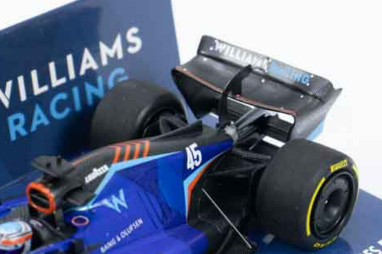  1/43 MINICHAMPS  WILLIAMS RACING FW44 - NYCK DE VRIES - ITALIAN GP 2022 Resin Car Model