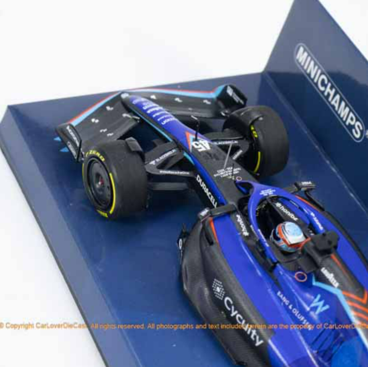  1/43 MINICHAMPS  WILLIAMS RACING FW44 - NYCK DE VRIES - ITALIAN GP 2022 Resin Car Model