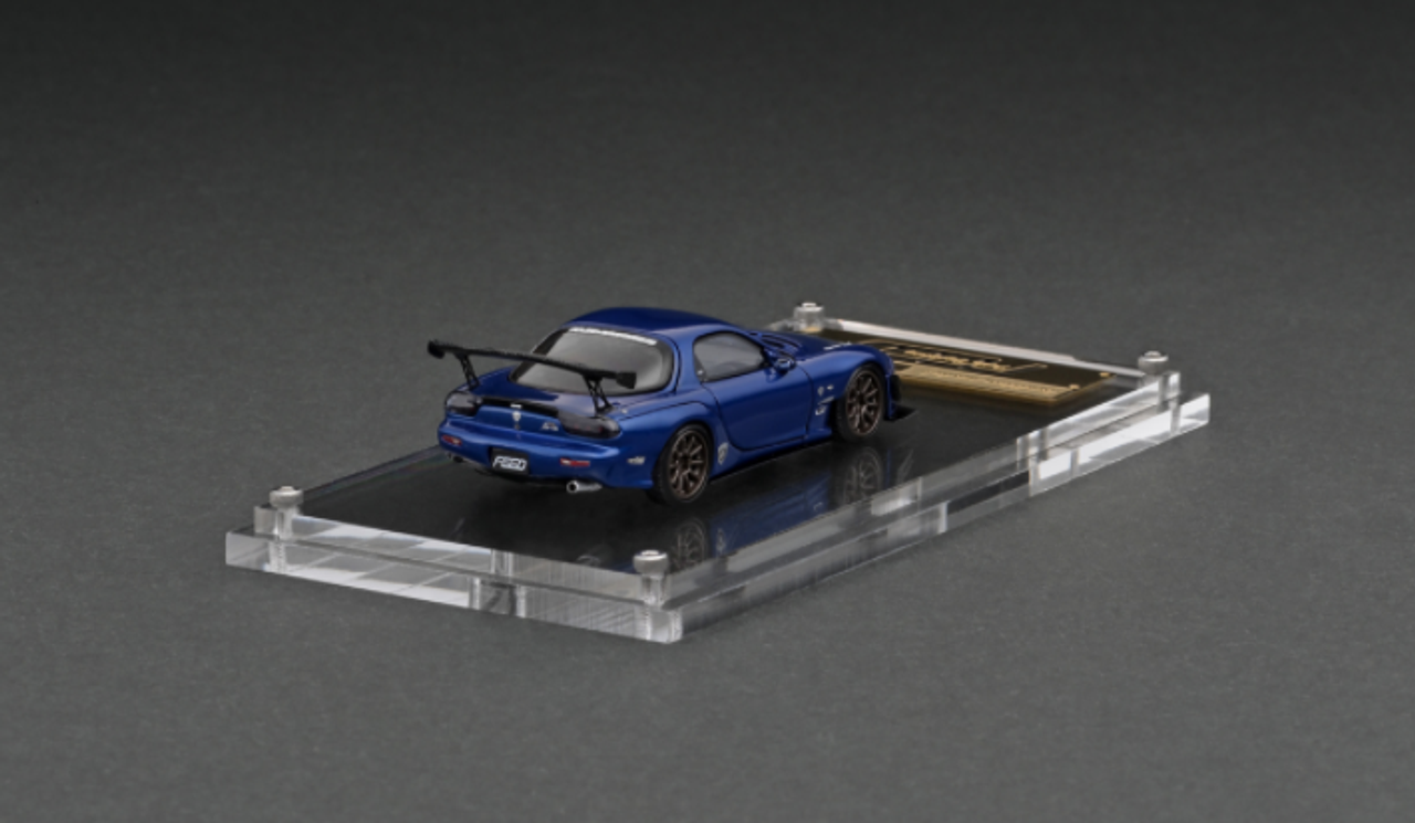 1/64 Ignition Model Madza FEED RX-7 (FD3S) Blue Metallic Resin Car Model