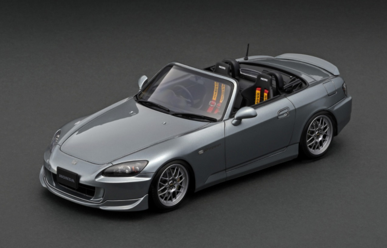 Honda S2000 With Engine 1/18 イグニッションモデル 1/18 Ignition Model Honda S2000 (AP2) Dark Silver