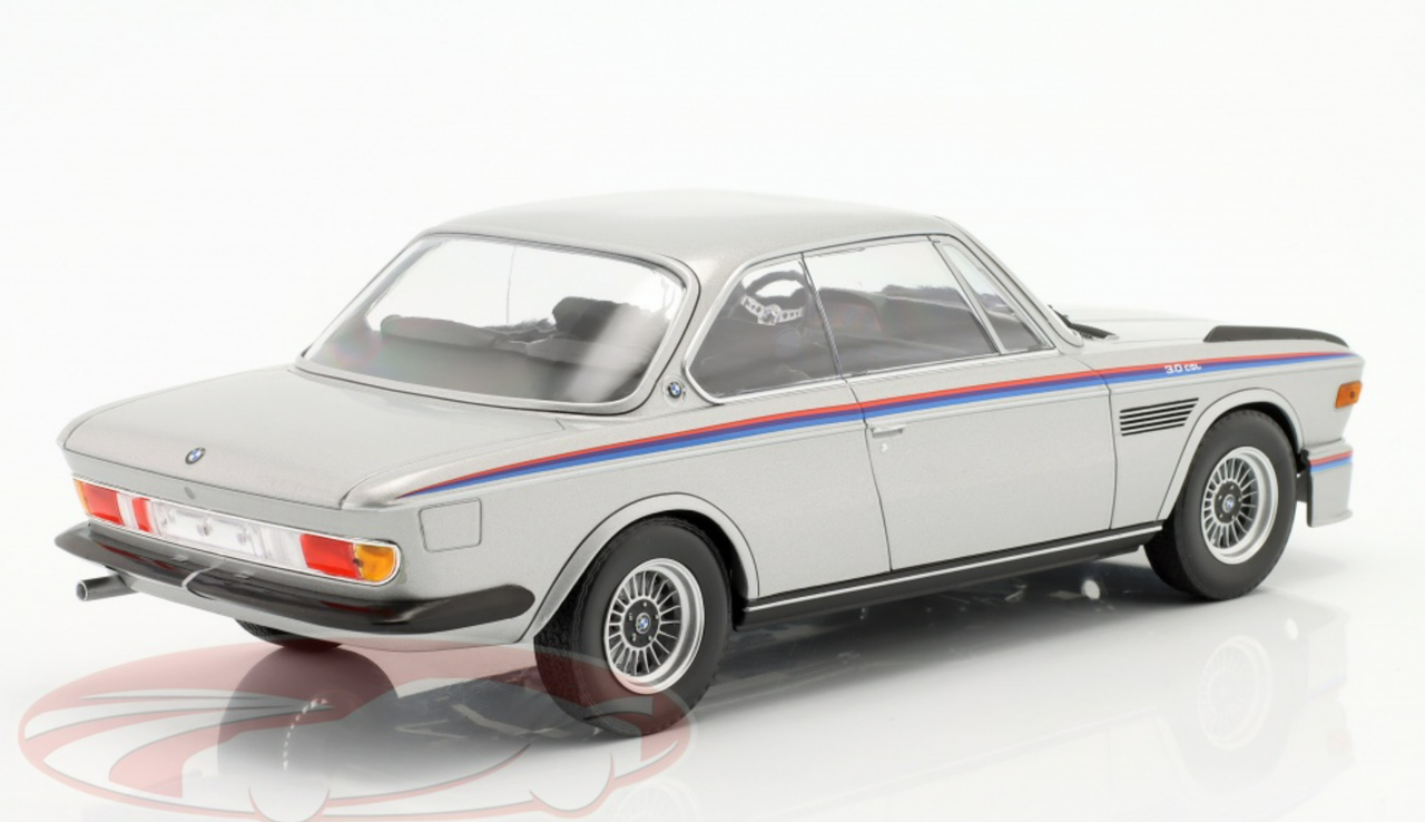 1/18 Minichamps 1973 BMW 3.0 CSL (E9) (Silver) Car Model