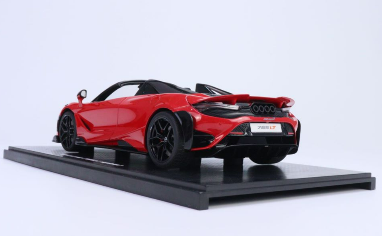 1/18 GT Spirit 2021 McLaren 765LT Spider (Vermillon Red) Resin Car Model