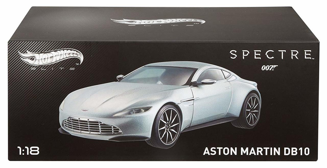 Aston Martin DB10 RHD (Right Hand Drive) "007" (James Bond) "Spectre" (2015) Movie "Elite Edition" Series 1/18 Diecast Model Car by Hot Wheels