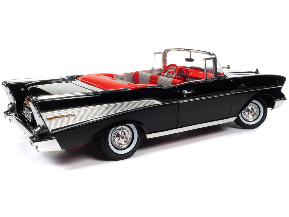 1/18 Auto World 007 Dr.NO シボレー ベルエア 1/18 Auto World 1957 Chevrolet Bel Air Convertible Onyx Black