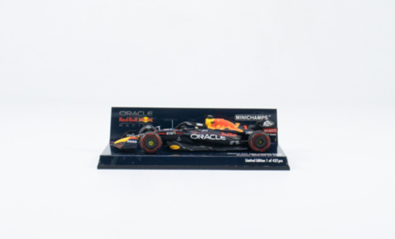 1/43 Minichamps 2022 Formula 1 Max Verstappen Red Bull RB18 #1 Winner Belgian GP Car Model