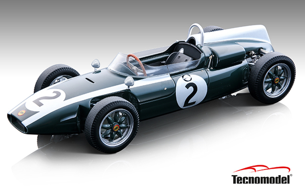 1/18 Tecnomodel 1960 Bruce McLaren Cooper T53 #2 British GP Formula 1 Car Model