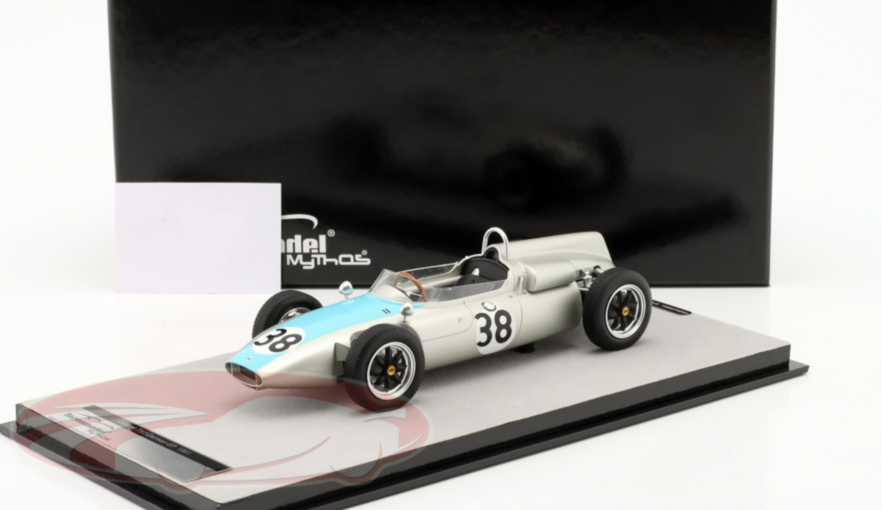 1/18 Tecnomodel 1961 Bernard Collomb Cooper T53 #38 German GP Formula 1 Car Model