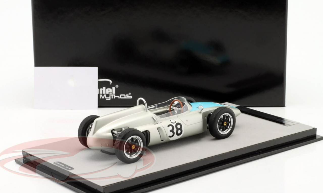 1/18 Tecnomodel 1961 Bernard Collomb Cooper T53 #38 German GP Formula 1 Car Model