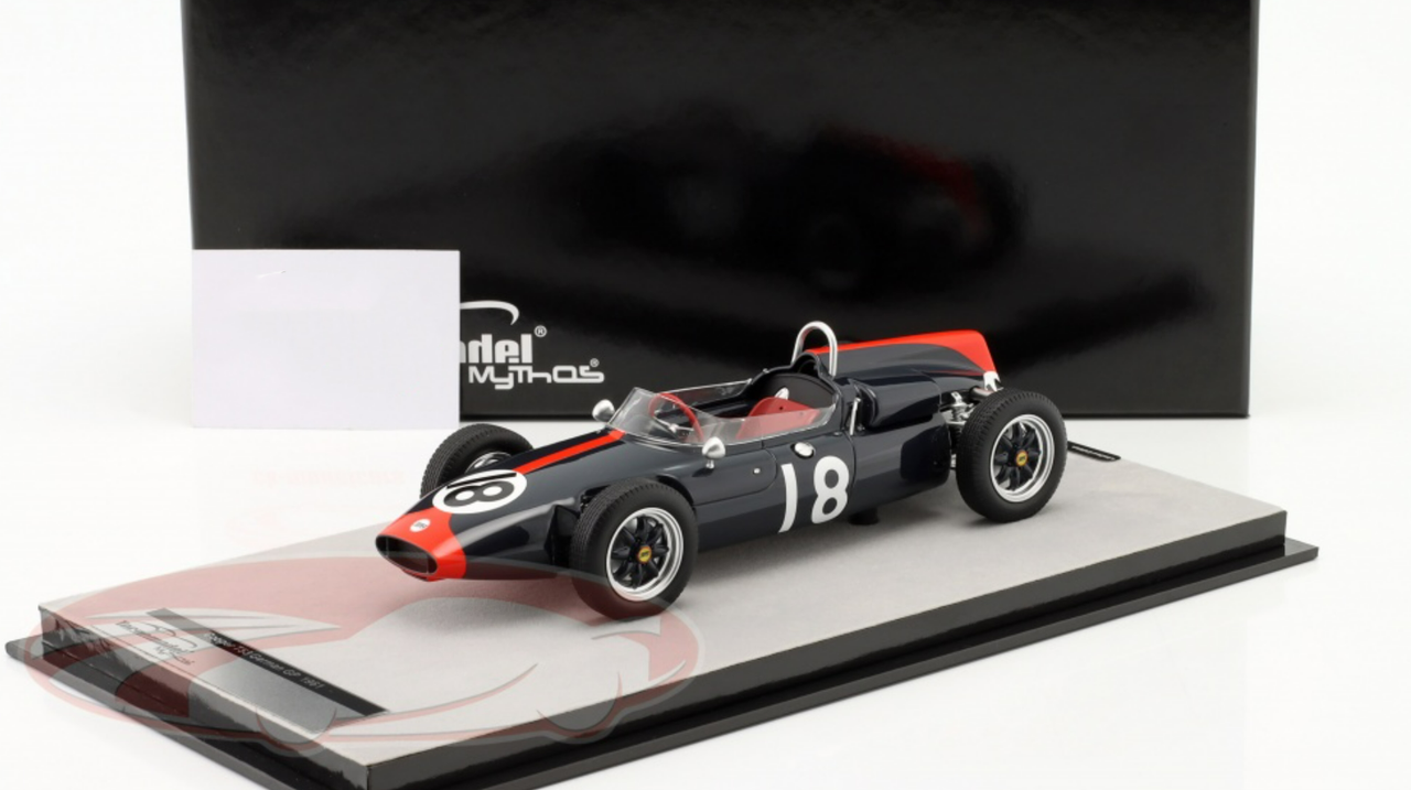 1/18 Tecnomodel 1961 John Surtees Cooper T53 #18 5th German GP Formula 1 Car Model