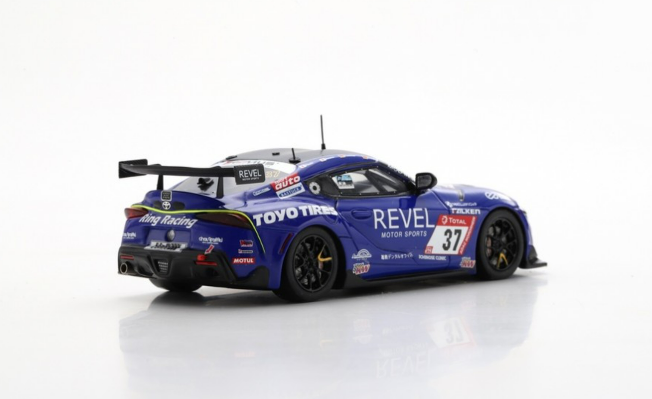 1/43 Spark 2020 Toyota Supra #37 24h Nürburgring Novel Racing Toyo Tyres Andreas Gülden, Michael Tischner, Tohjiro Azuma, Aichi Asahi Car Model