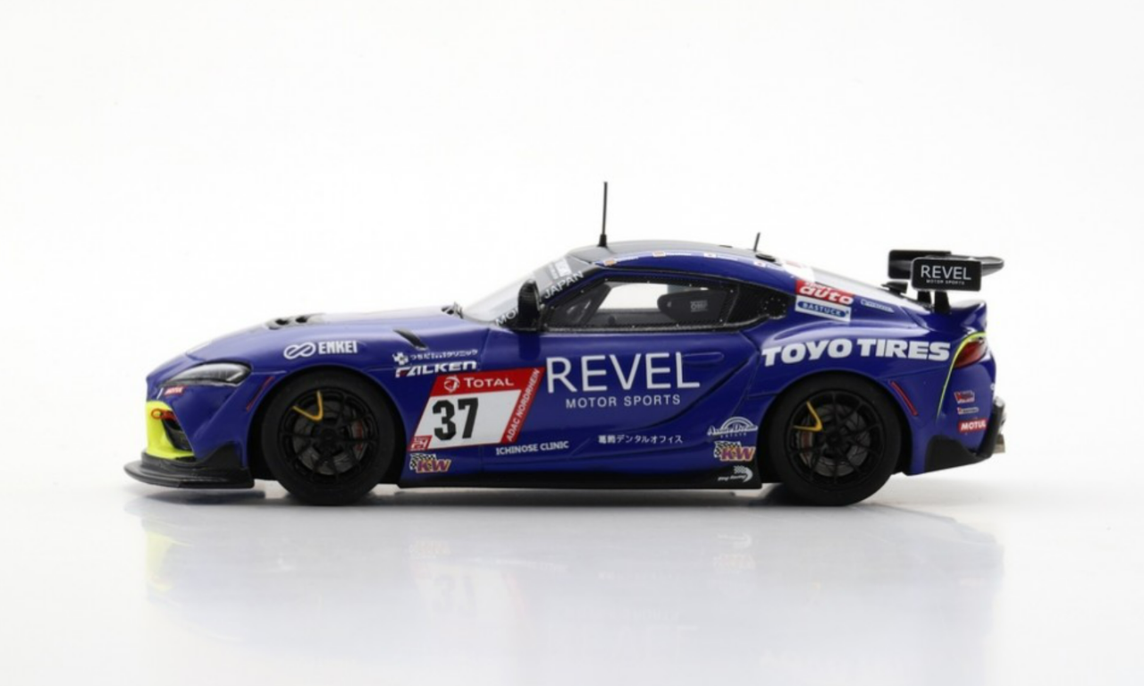 1/43 Spark 2020 Toyota Supra #37 24h Nürburgring Novel Racing Toyo Tyres Andreas Gülden, Michael Tischner, Tohjiro Azuma, Aichi Asahi Car Model