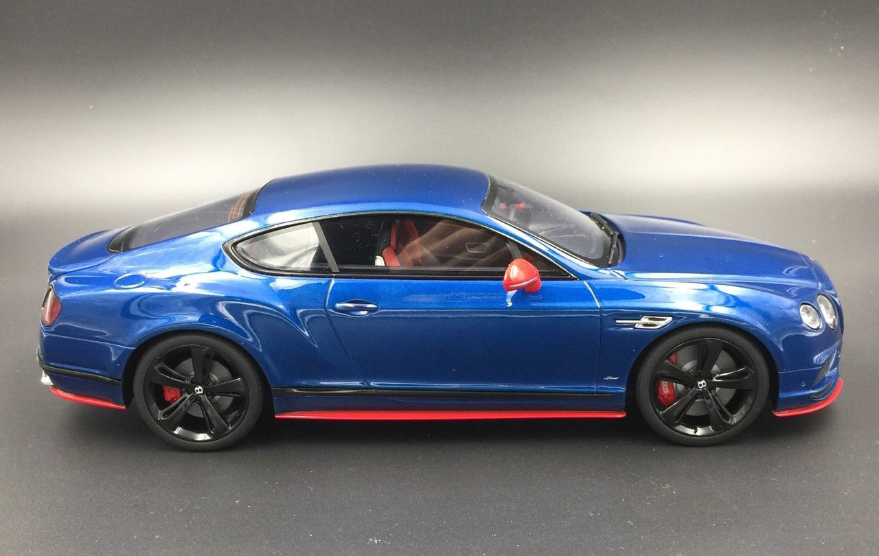 1/18 GT Spirit GTSpirit Bentley Continental GT Speed Black Edition (Blue)  Resin Car Model