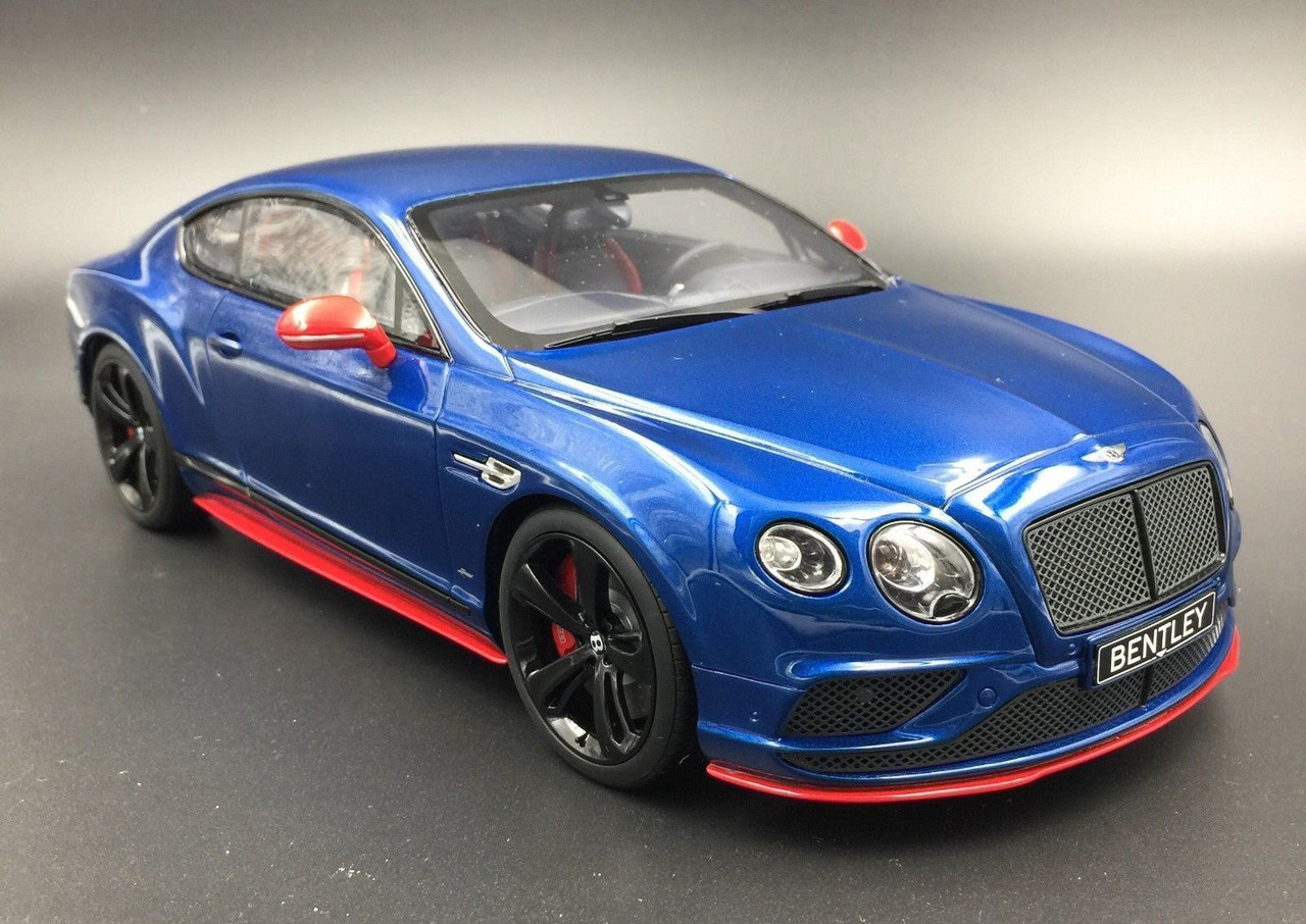 1/18 GT Spirit GTSpirit Bentley Continental GT Speed Black Edition (Blue) Resin Car Model