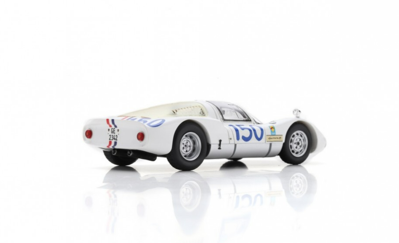 1/43 Spark 1966 Porsche 906 #150 5th Targa Florio Scuderia Filipinetti Claude Bourillot, Umberto Maglioli Car Model