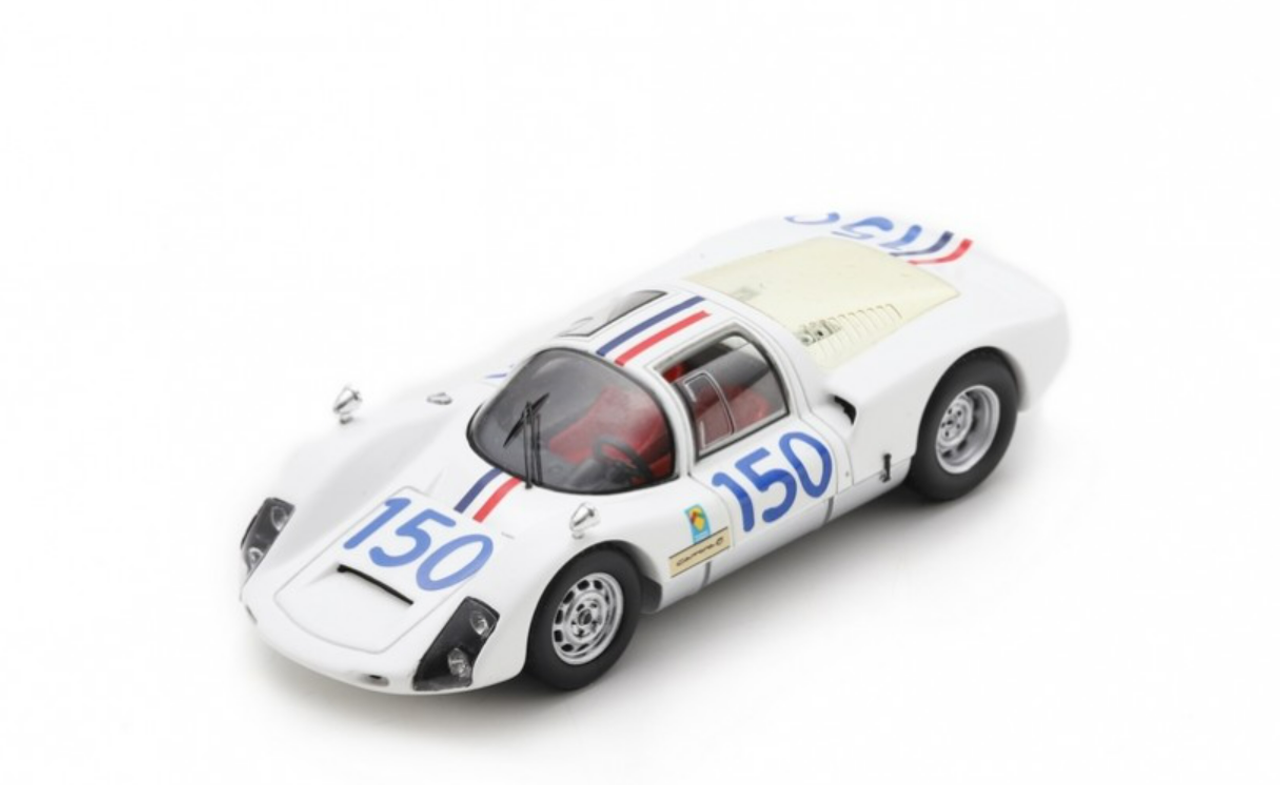 1/43 Spark 1966 Porsche 906 #150 5th Targa Florio Scuderia Filipinetti Claude Bourillot, Umberto Maglioli Car Model