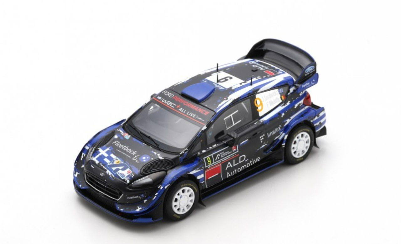 1/43 Spark 2021 Ford Fiesta WRC #9 Rallye Akropolis M-Sport Ford WRT Jourdan Serderidis, Frederic Miclotte Car Model