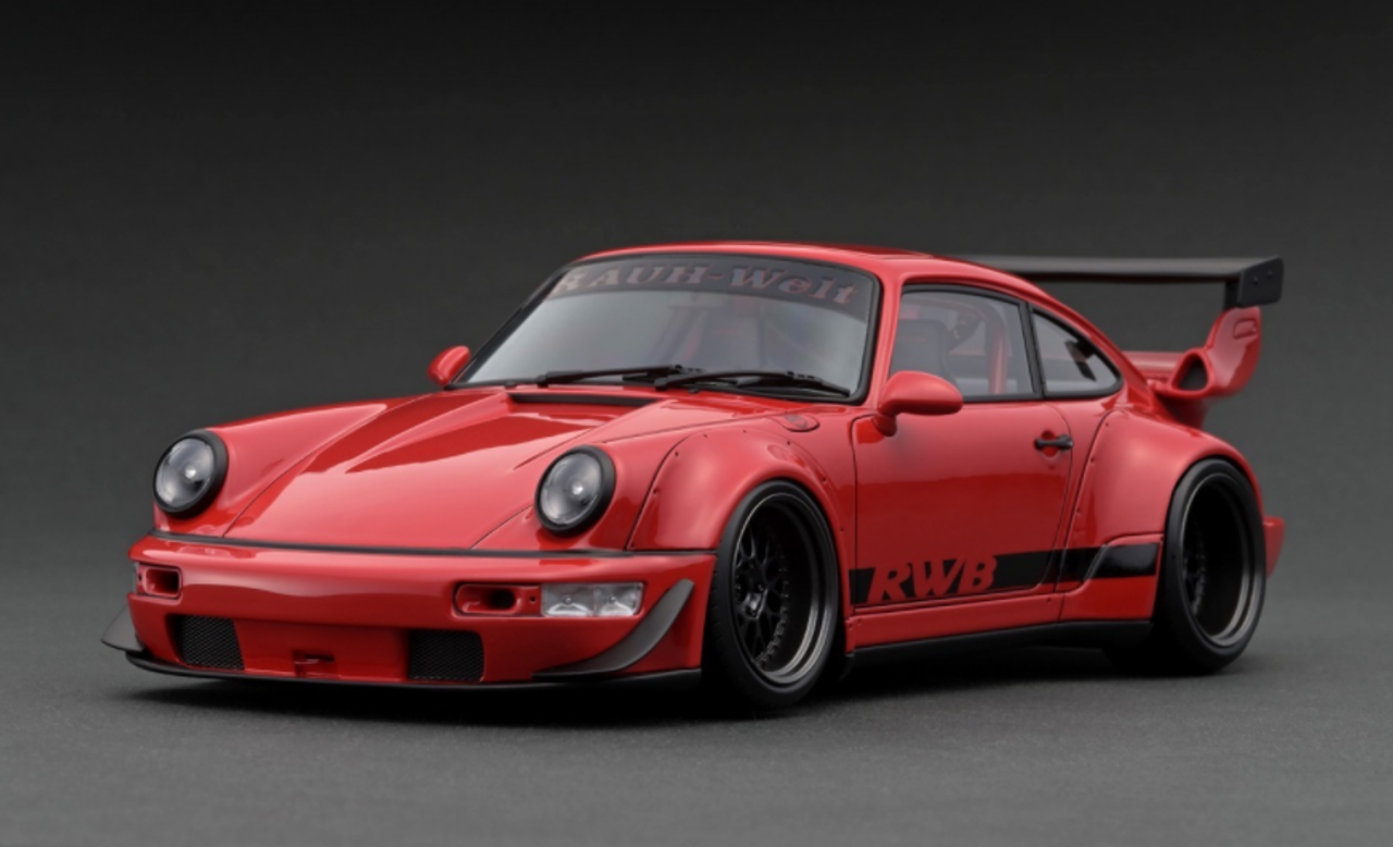 1/43 Ignition Model Porsche RWB 964 Matte Red