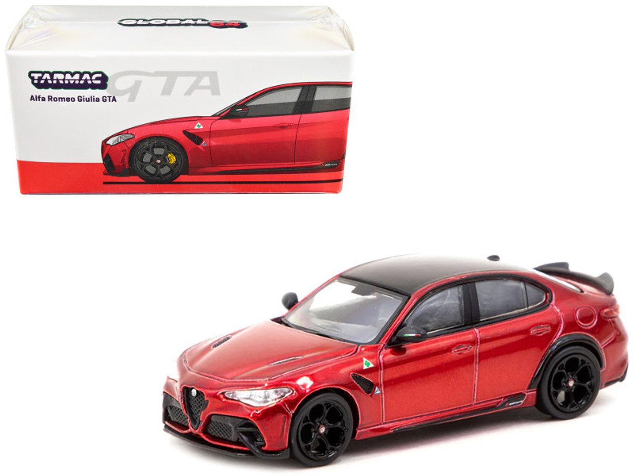  1/64 Tarmac Works  Alfa Romeo Giulia GTA Red Metallic