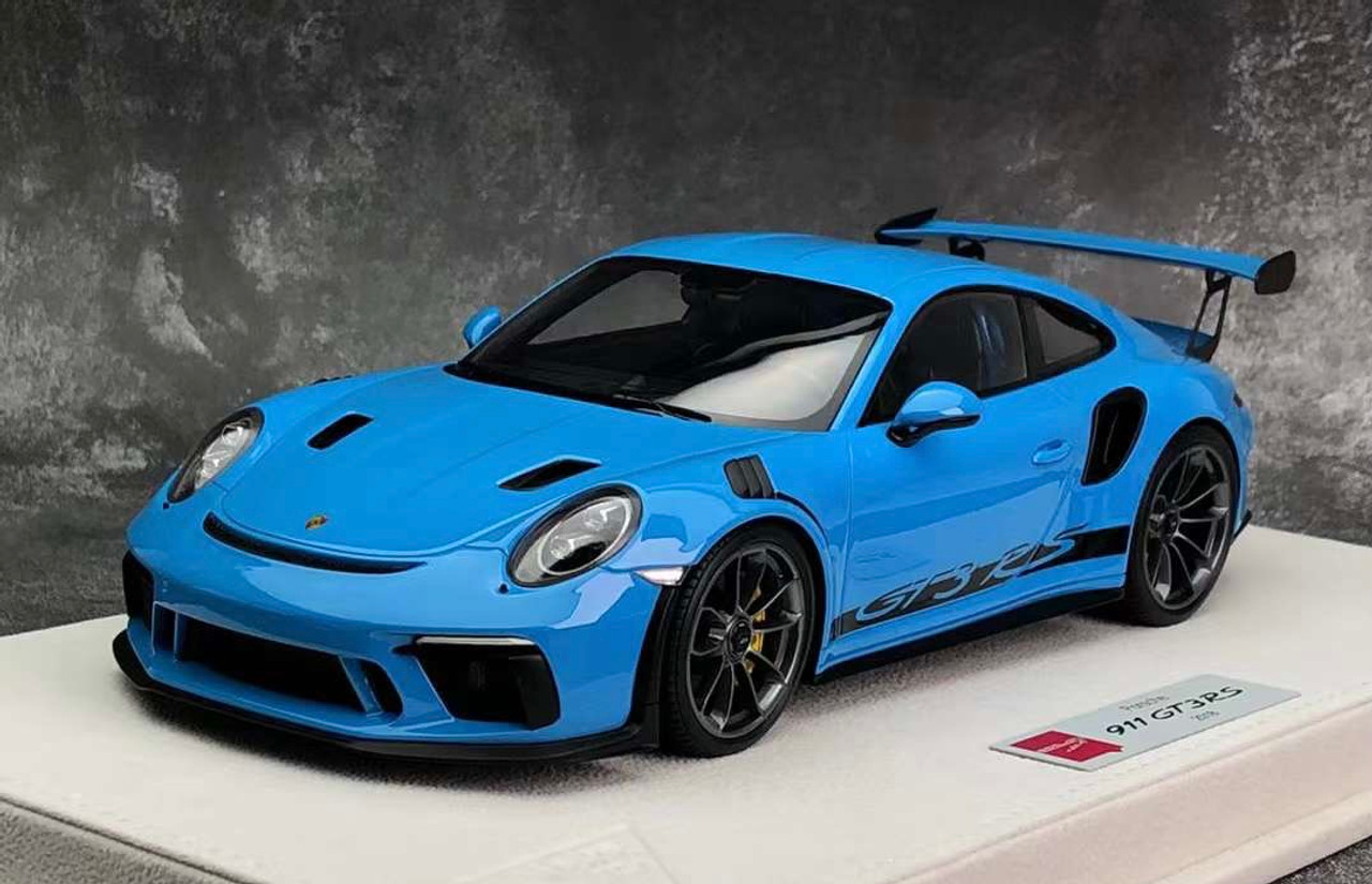 1/18 Makeup Porsche 911 991 GT3 RS (Blue) Car Model - LIVECARMODEL.com