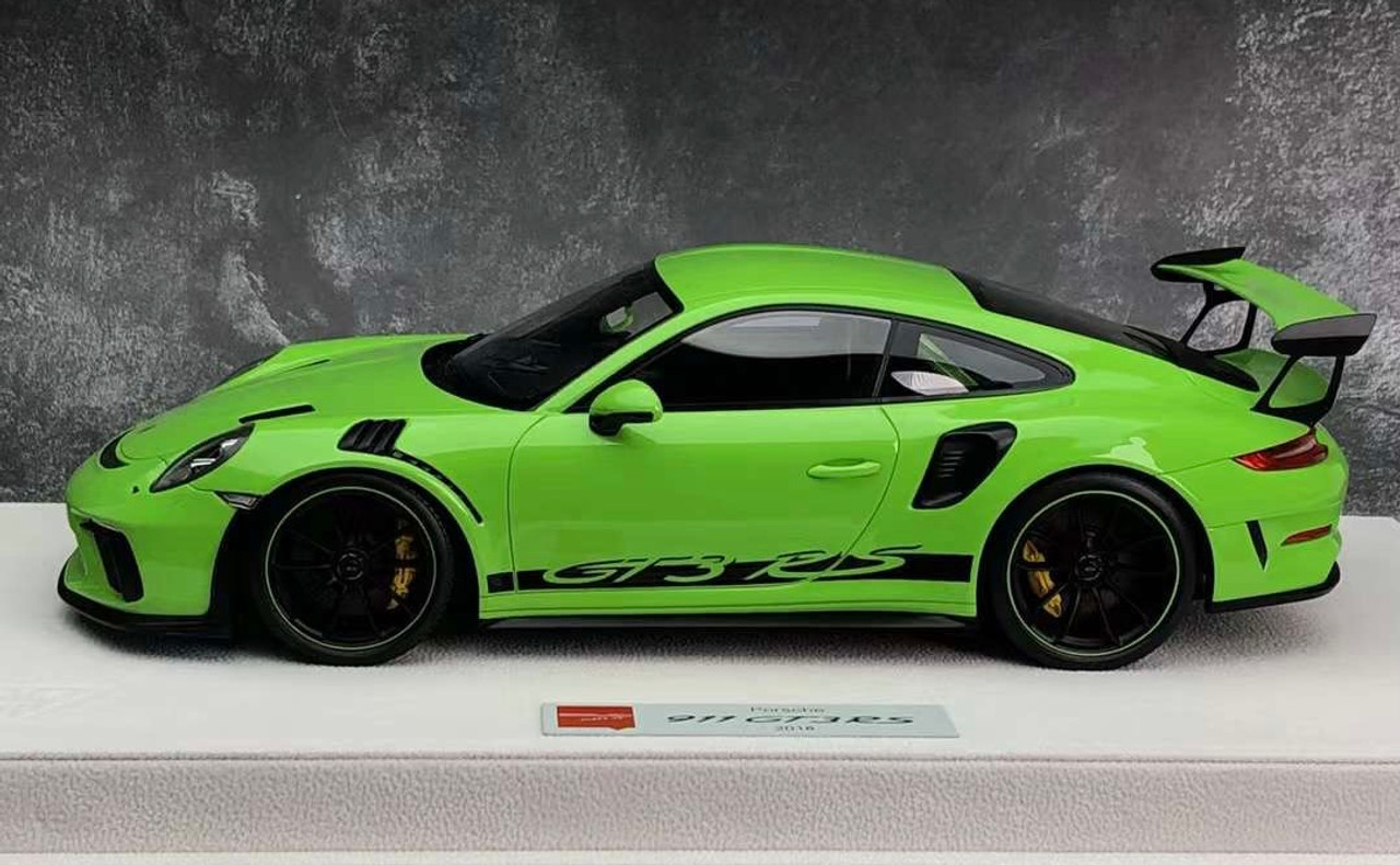 1/18 Makeup Porsche 911 991 GT3 RS (Green) Car Model