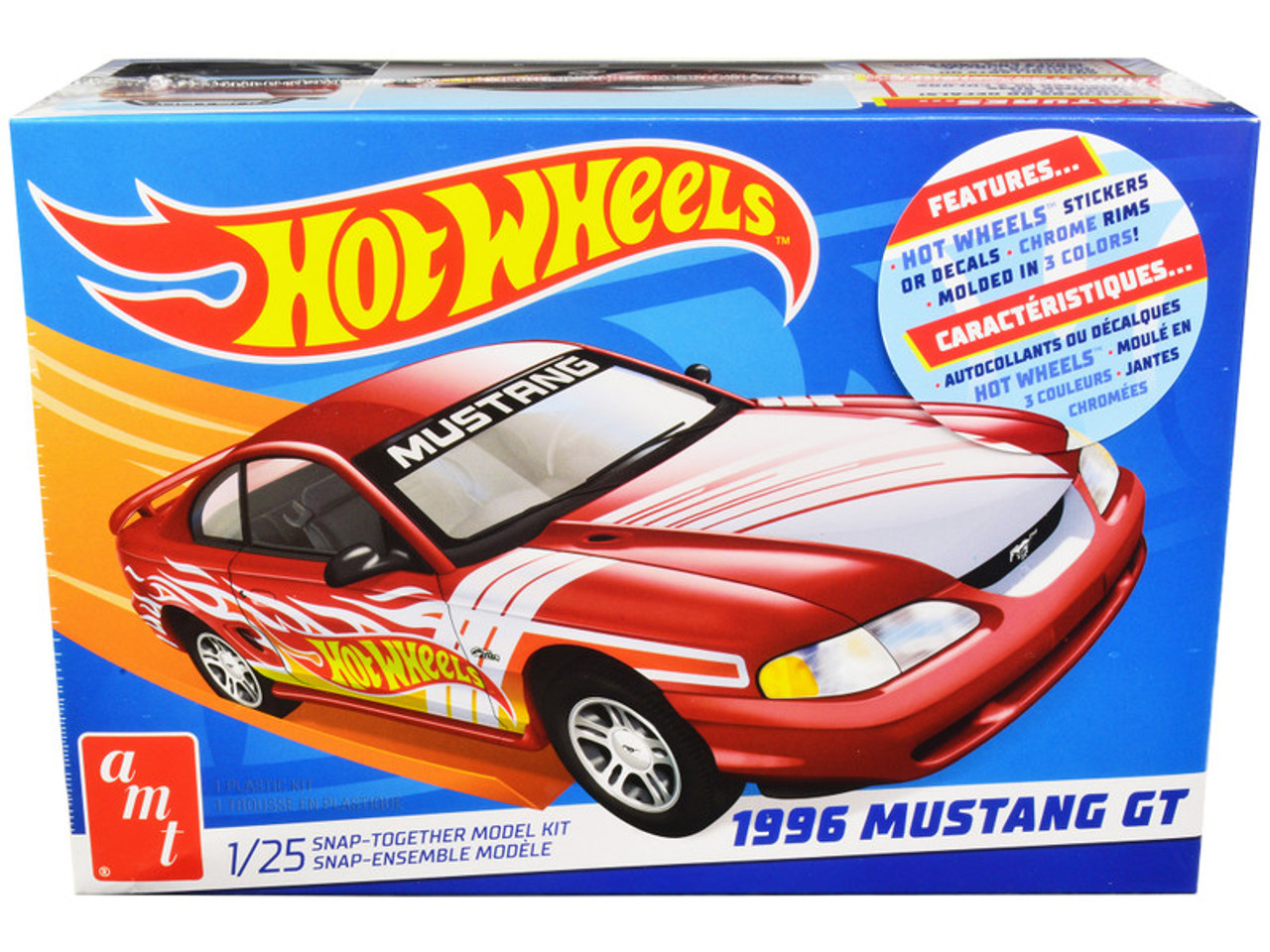Skill 1 Snap Model Kit 1996 Ford Mustang GT 