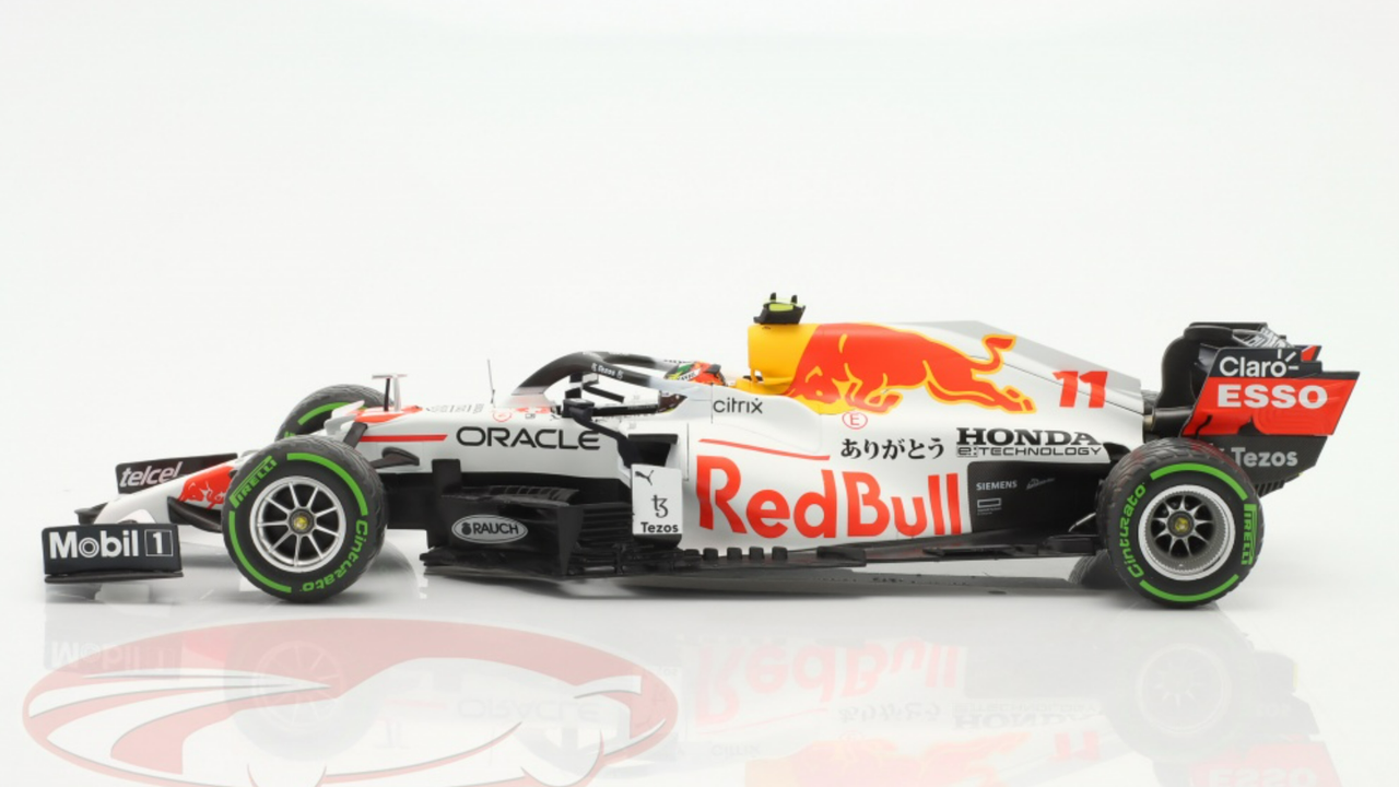 1/18 Minichamps 2021 Formula 1 Sergio Perez Red Bull Racing RB16B #11 Turkish GP 3rd Place Car Model