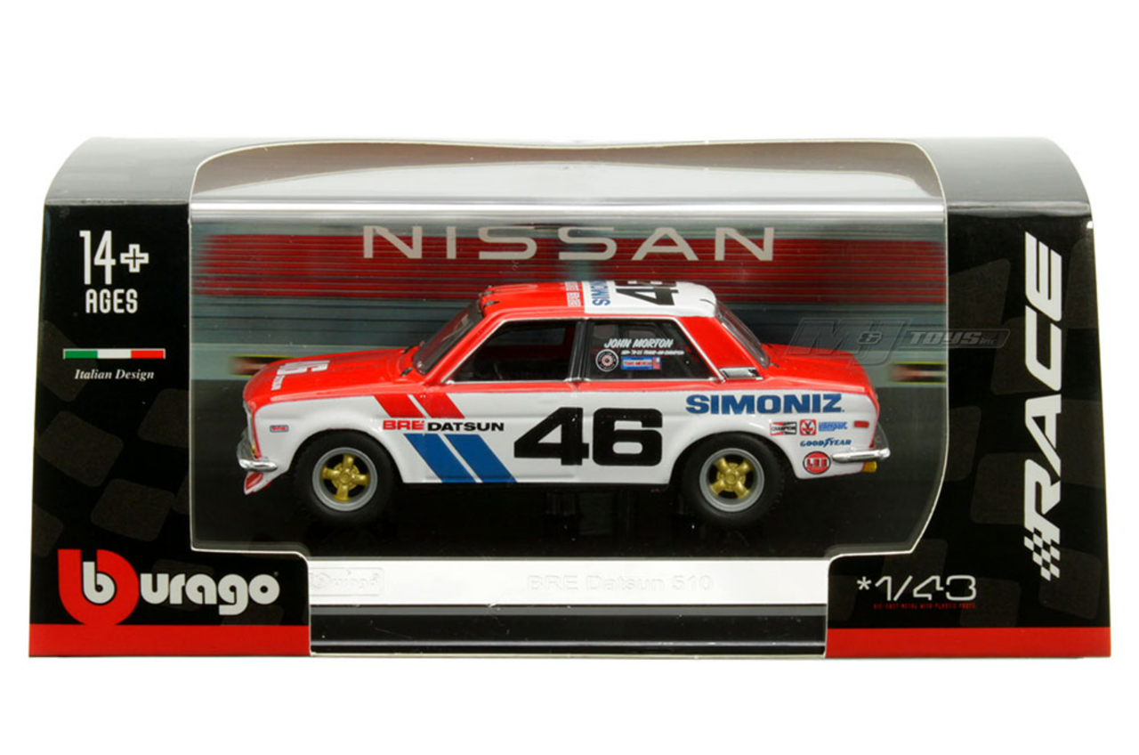 TSM 1/43 1972 BRE DATSUN ダットサン 510 Brand TSM 1/43 1972 BRE DATSUN Datsun 510 46 85 68 Set of 3