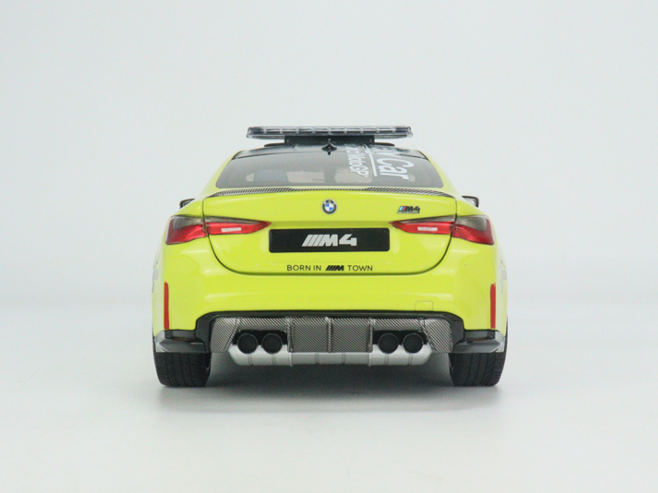 1/18 Minichamps 2020 BMW M4 G82 Safety Car MotoGP (Yellow) Diecast Car Model