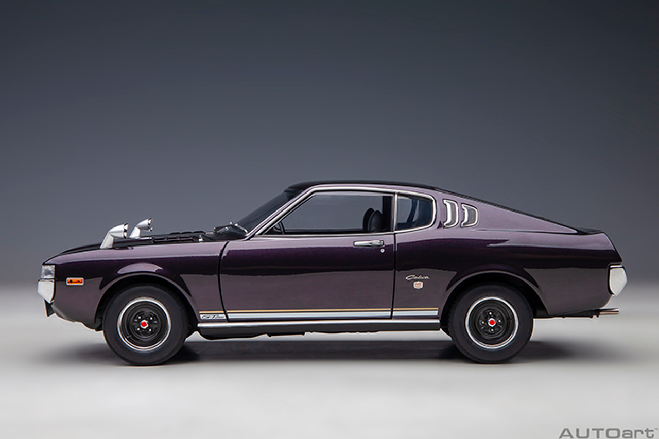 1/18 AUTOart 1973 Toyota Celica Liftback 2000GT (RA25) (Dark Purple Metallic) Car Model