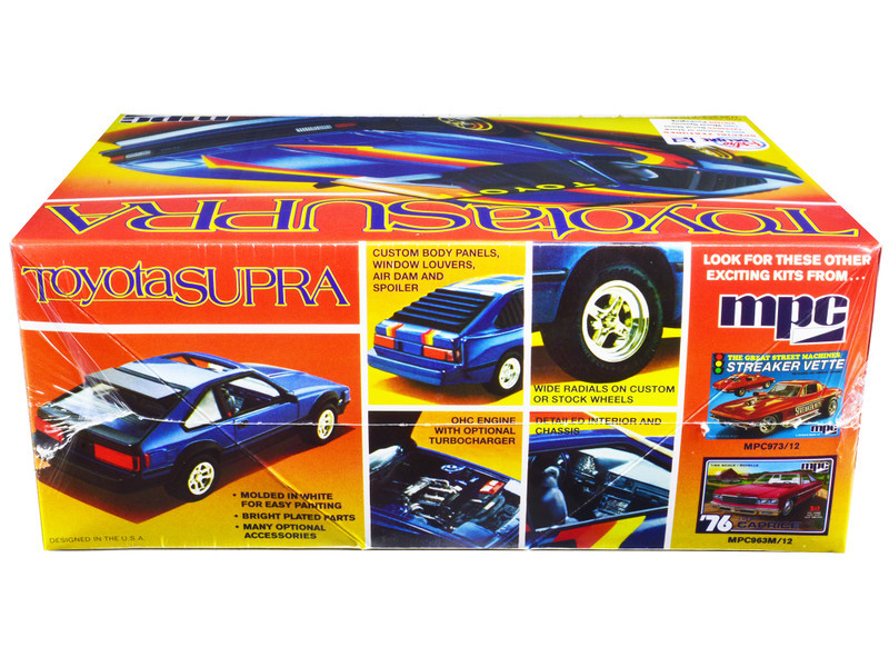 Skill 2 Model Kit 1983 Toyota Celica Supra 1/25 Scale Model Car by