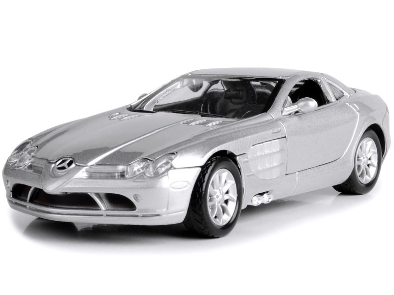 1/24 Motormax Mercedes-Benz Mercedes MB SLR Mclaren (Silver) Diecast Car Model