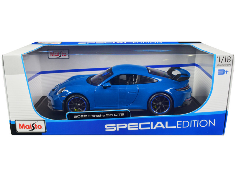 1/18 Maisto 2022 Porsche 911 GT3 (Shark Blue) 