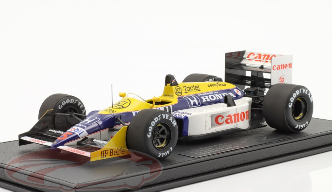 1/18 GP Replicas 1987 Formula 1 Nigel Mansell Williams FW11B #5 Winner San Marino GP Car Model